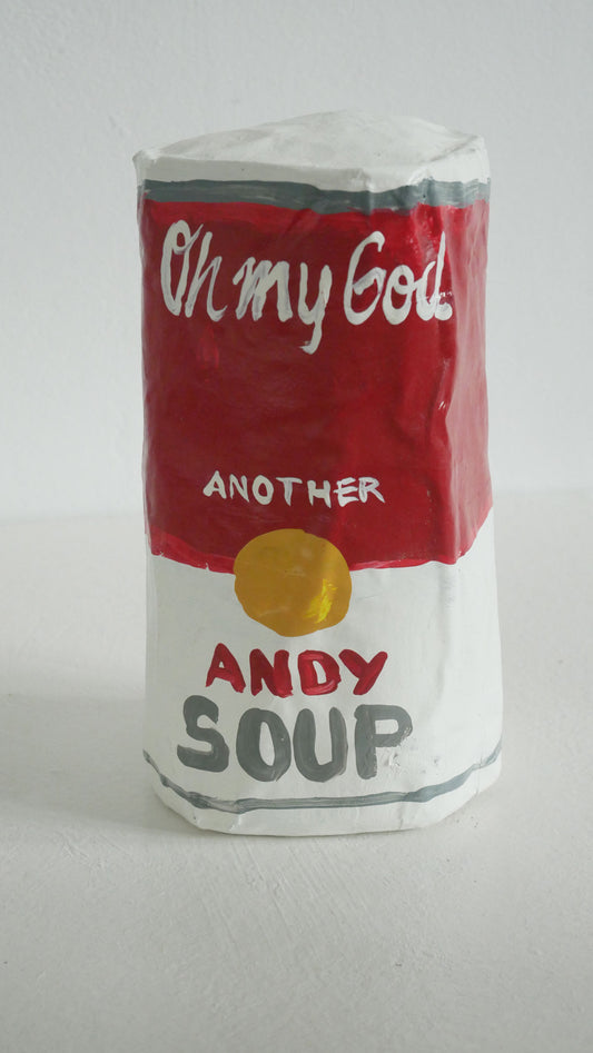 Silky, Andy Soup, Skulptur Pappmaché
